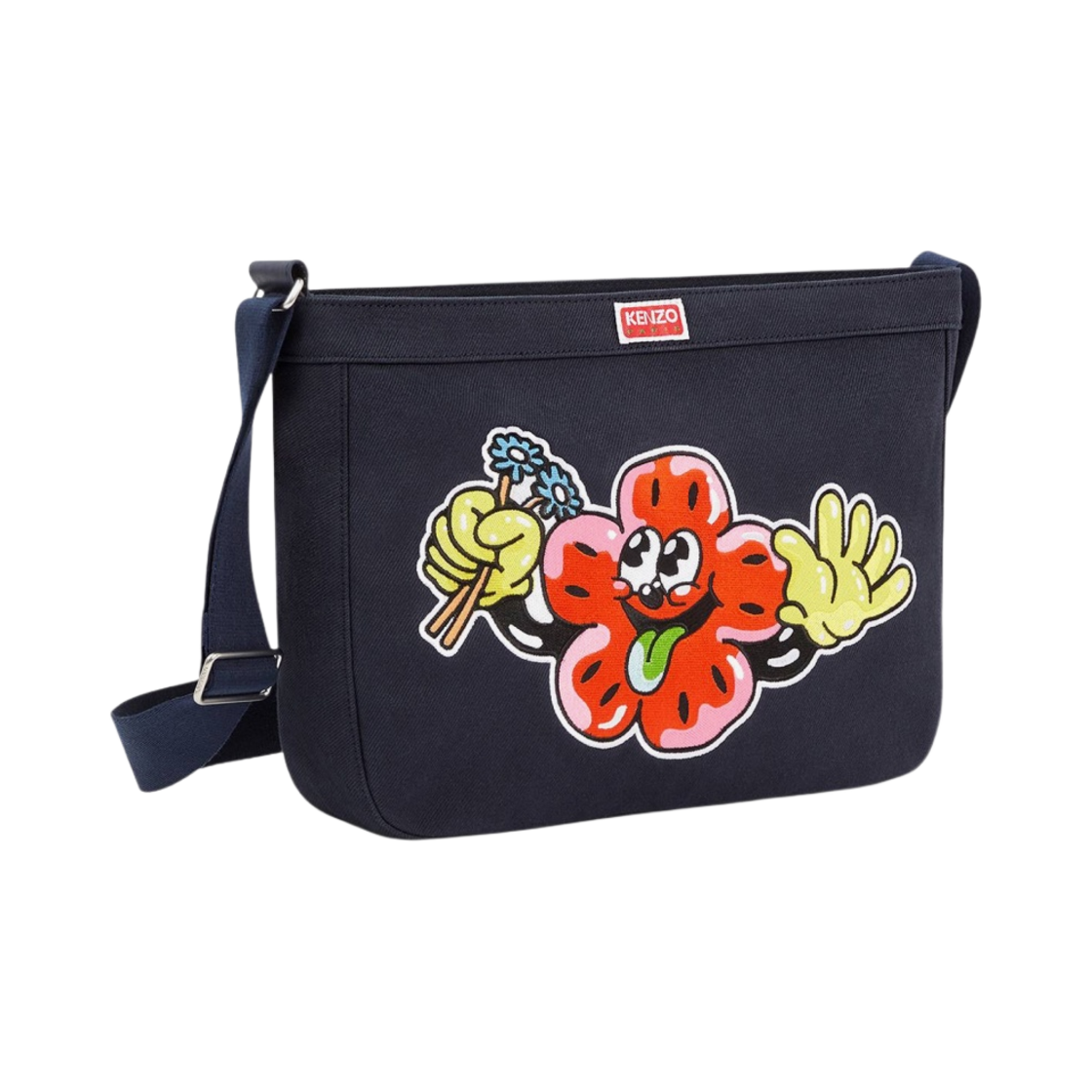 FD55SA919F34-76 Kenzo Boke Boy Large Shoulder Bag Navy Blue