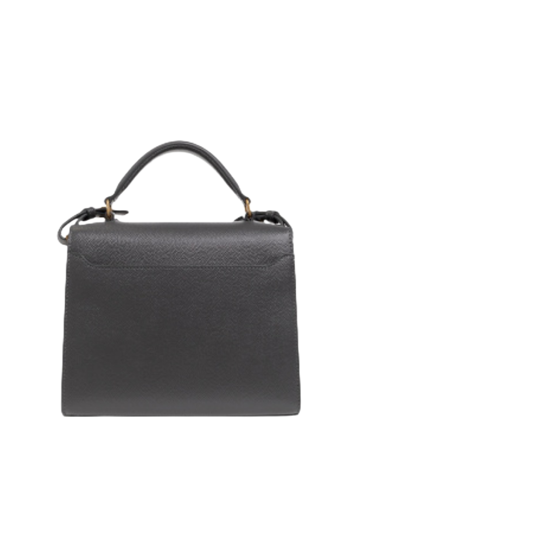 생로랑 그랑 드 뿌드르 엠보스 레더 카산드라 미니 탑 핸들백 스톰(Saint Laurent Cassandra Mini Top Handle Bag in Grain de Poudre Embossed Leather Storm) - 3
