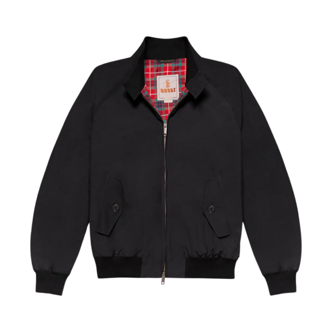 BRCPS0001BCNY1-100 Baracuta G9 Slim fit Harrington Jacket Black