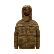 Moncler x Palm Angels Mandelbrot Short Down Jacket Multicolour - 23FW