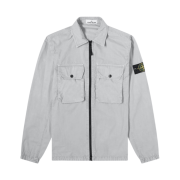 Stone Island 113WN T.CO+OLD Overshirt Light Grey - 21FW