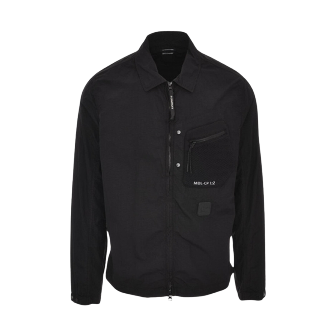 C.P. 컴퍼니 메트로폴리스 시리즈 플랫 나일론 오버셔츠 블랙 - 22SS(C.P. Company Metropolis Series Flatt nylon Overshirt Black - 22SS) - 1