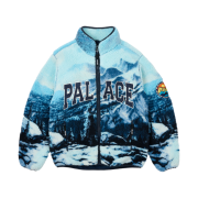 Palace Appalachian Funnel Fleece Blue - 24FW