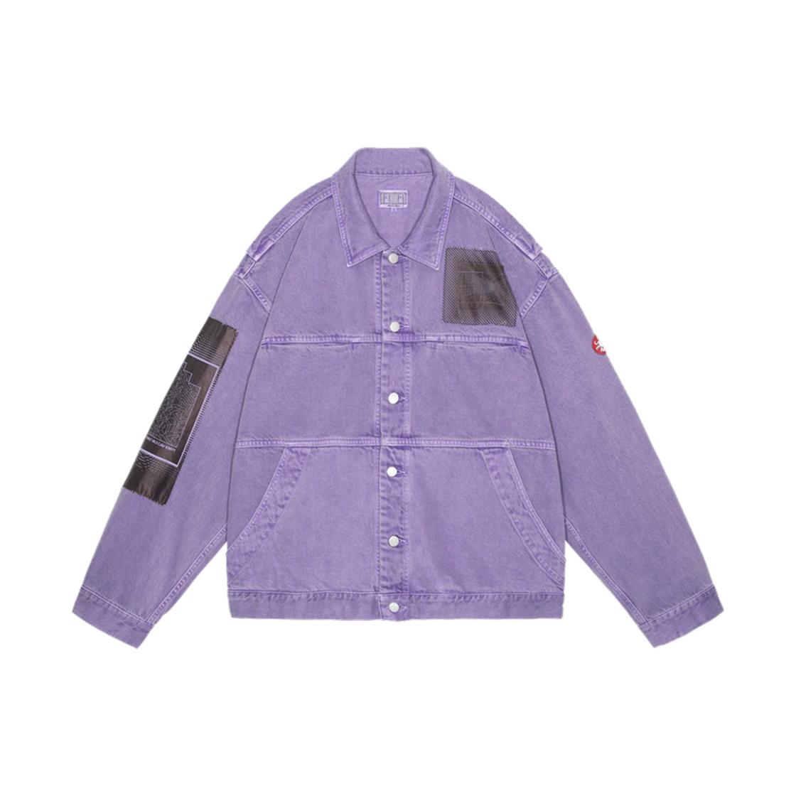 - Cav Empt Overdye VH EX DNA Denim Jacket Purple - 25SS