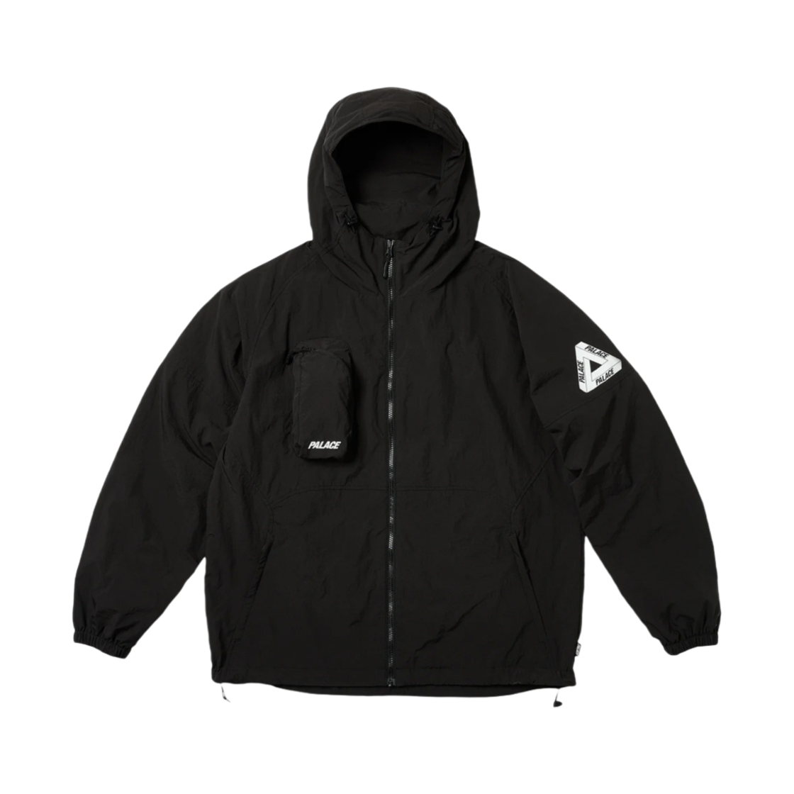 팔라스 후드 쉘러 자켓 블랙 - 23FW