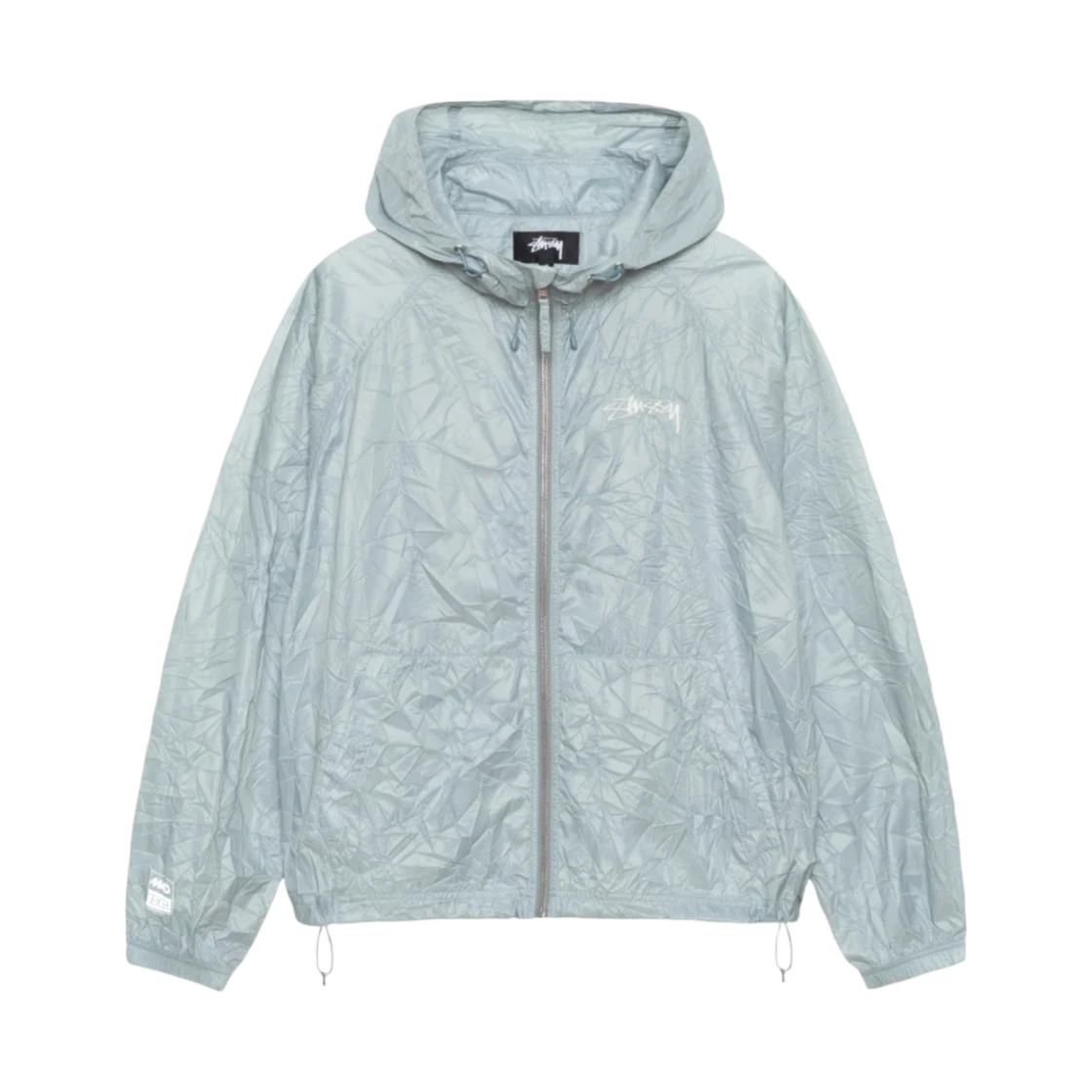 Stussy Stussy Beach Shell Wrinkled Nylon Jacket Slate · M