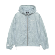 Stussy Beach Shell Wrinkled Nylon Jacket Slate