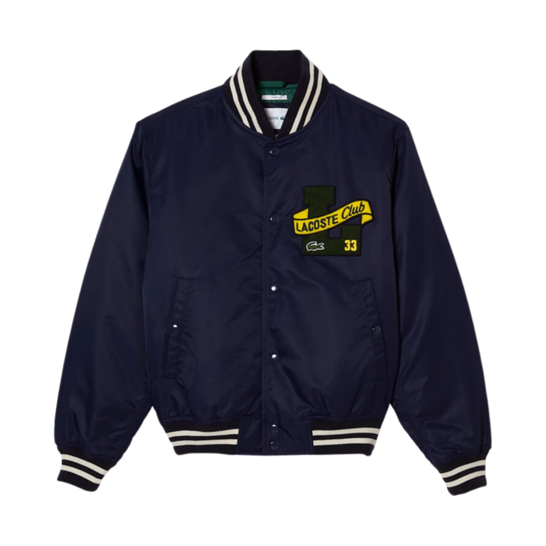 BH0112-53G16 Lacoste Neo Heritage Bomber Jacket Navy Blue