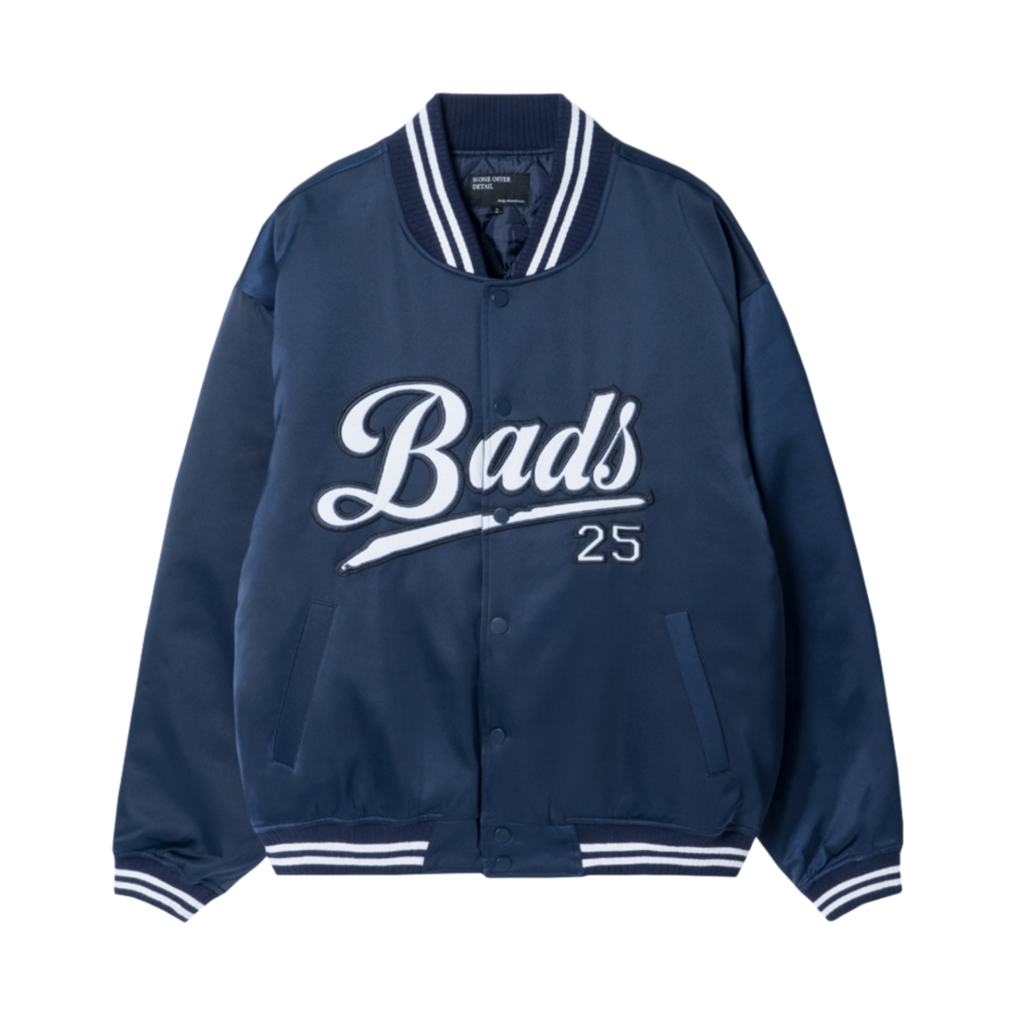 노드 베이스볼 팀 배드 스태디움 자켓 네이비(NOD Baseball Team Bads Stadium Jacket Navy)