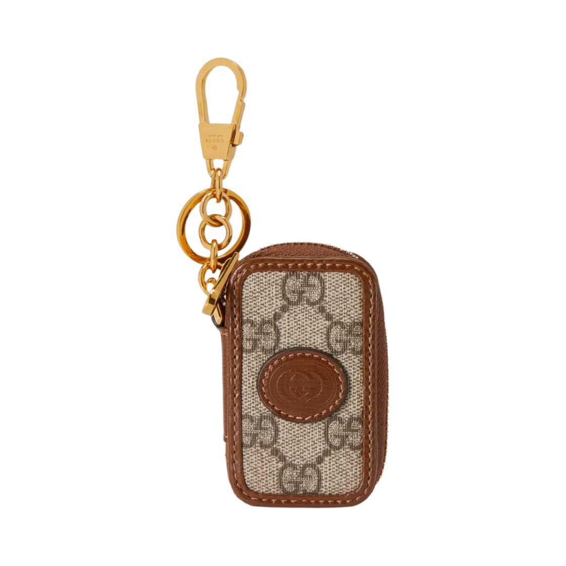 구찌 GG 카 리모트 케이스 베이지 에보니 슈프림(Gucci GG Car Remote Case Beige Ebony Supreme) - 1