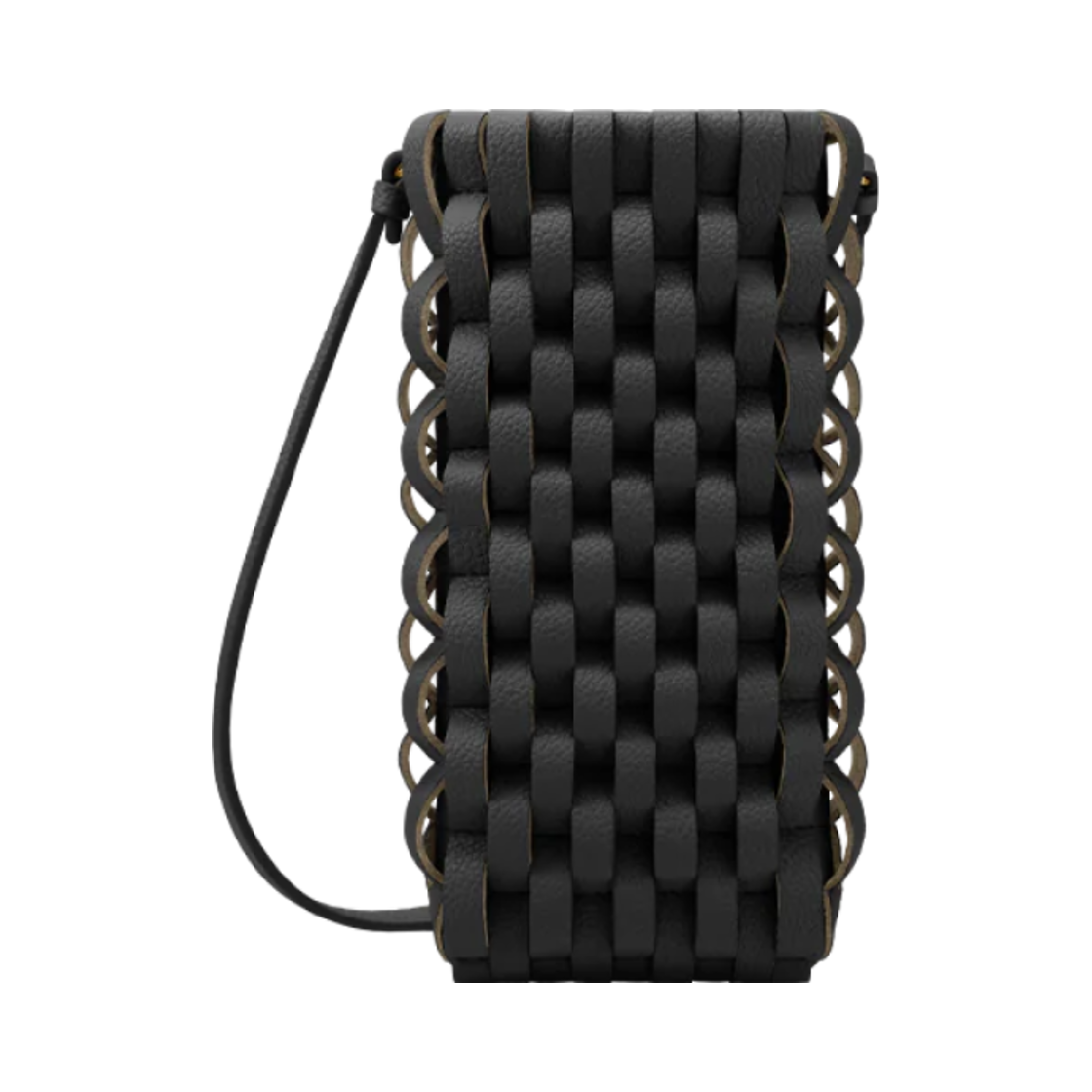 BWA0056MGRBK701 Polene Onda Phone Case Black