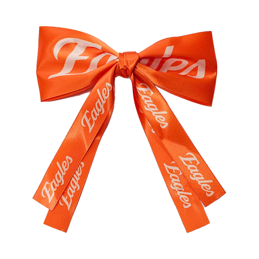 FHWGGD27999 Hanwha Eagles Ribbon Hair Clip Orange - 대표 이미지 #1