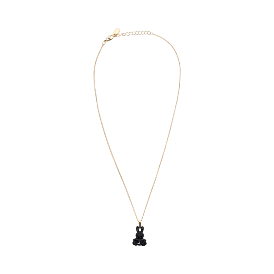 마뗑킴 컬러 버니 네클리스 블랙(Matin Kim Color Bunny Necklace Black)
