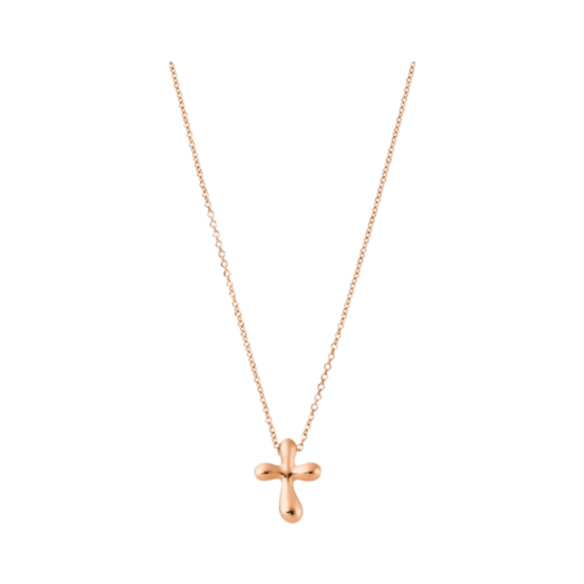 Tiffany & Co. Elsa Peretti Cross Pendant Rose Gold