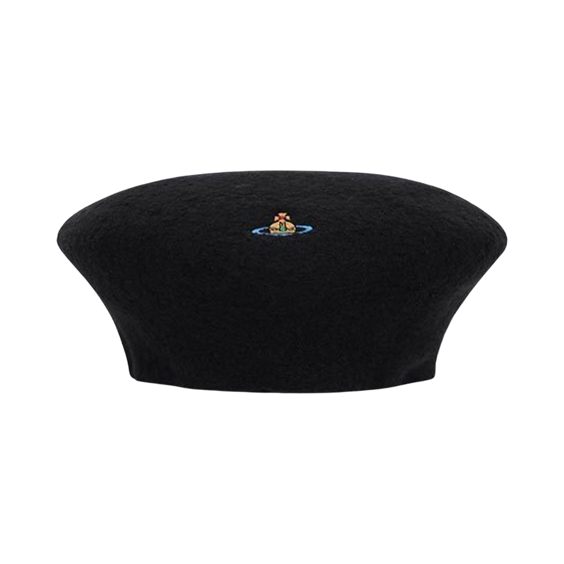 (W) 비비안 웨스트우드 오브 울 베레모 블랙((W) Vivienne Westwood Orb Wool Beret Black) - 1