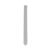 Thom Browne Classic Pique-Weave Tie Light Grey