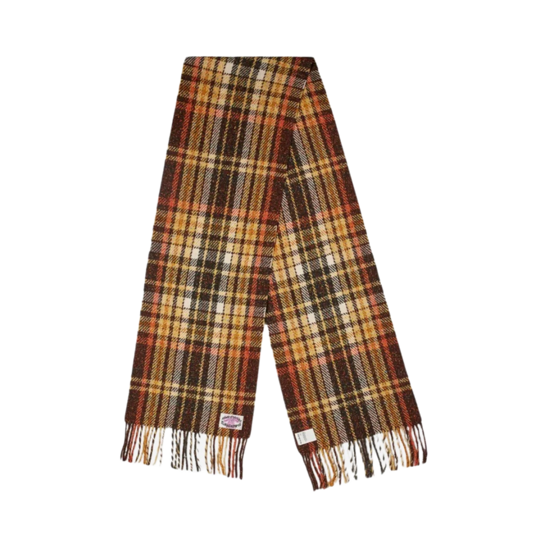 아크네 스튜디오 볼라노 체크 머플러 브라운(Acne Studios Volano Check Muffler Brown) - 2