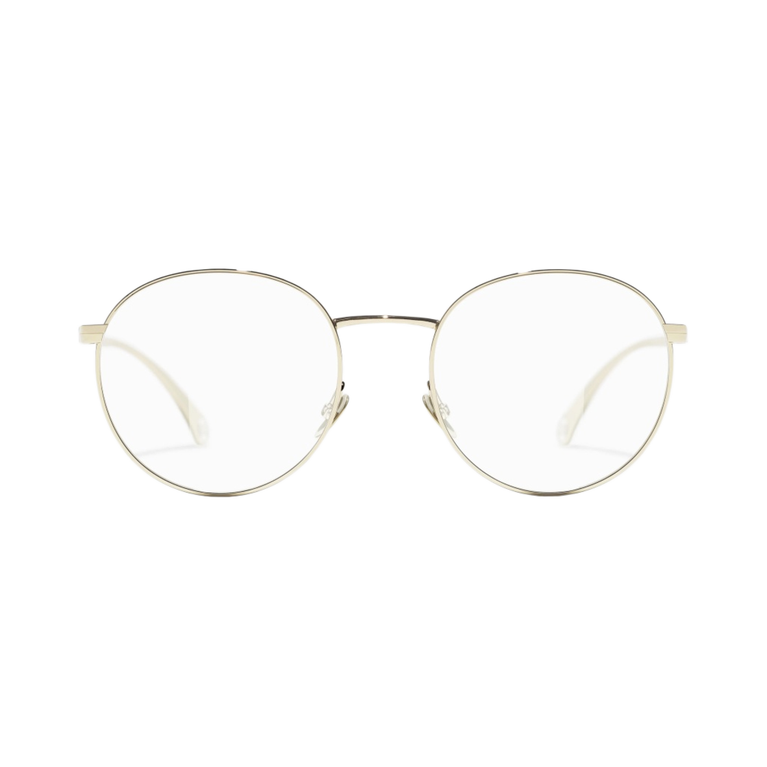 A75250-X01060-V3395/2209-395-140 Chanel Oval Eyeglasses Metal & Gold