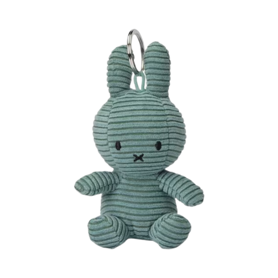 미피 x 본 톤 토이 키체인 코듀로이 그린(Miffy x Bon Ton Toys Keychain Corduroy Green)