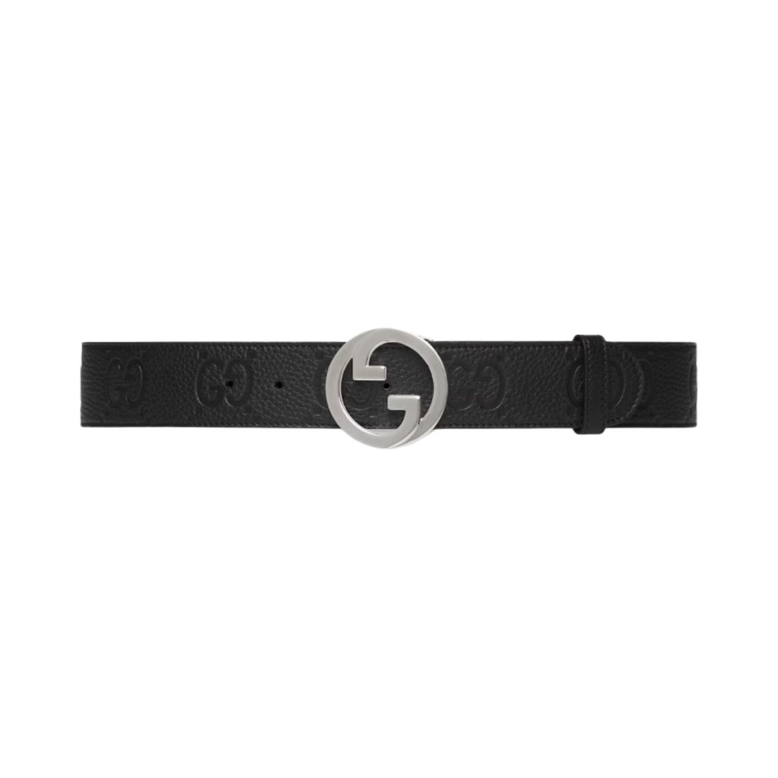구찌 블론디 와이드 벨트 팔라디윰 하드웨어 블랙(Gucci Blondie Wide Belt Palladium Black) - 1
