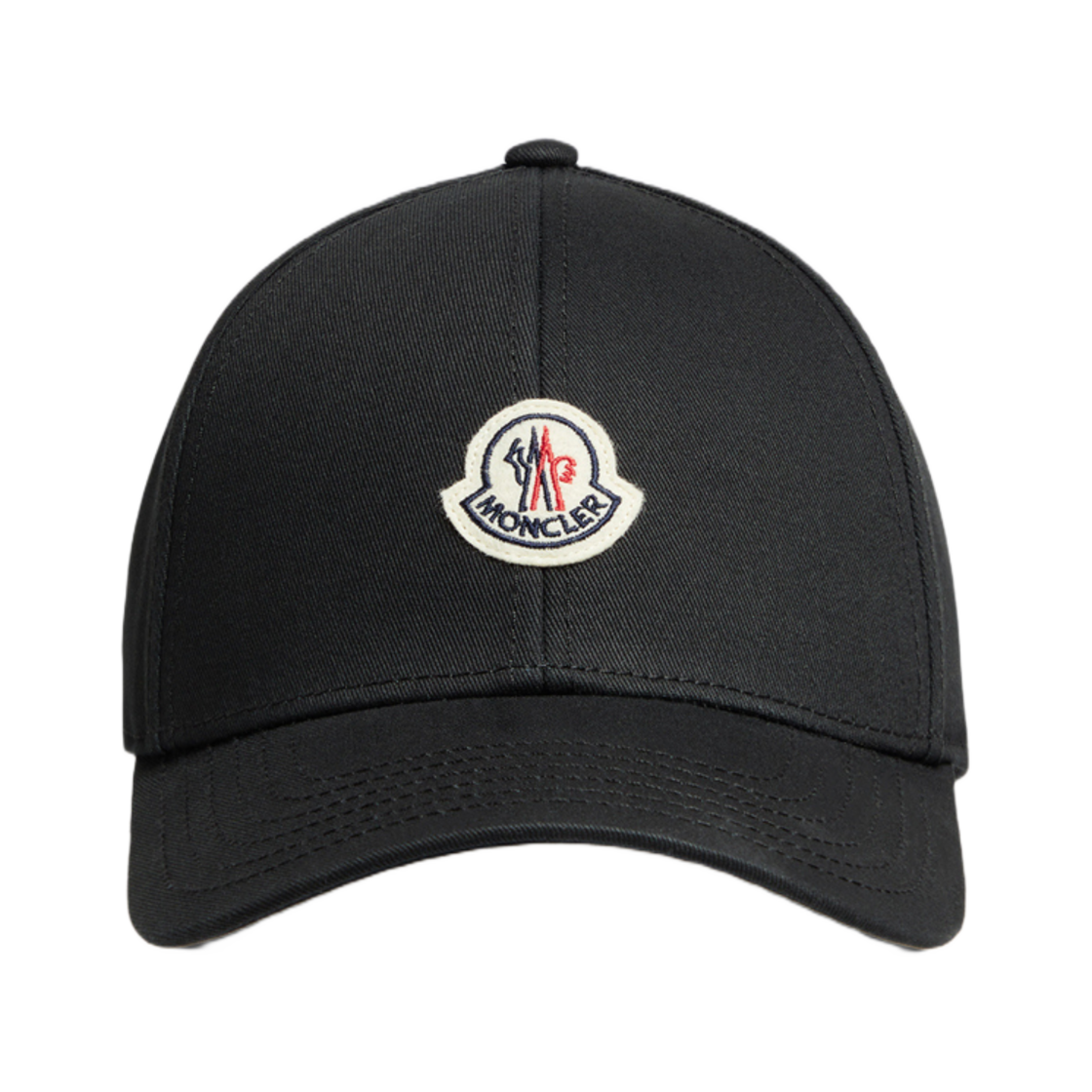 몽클레르 개버딘 베이스볼 캡 블랙 - 25SS(Moncler Gabardine Baseball Cap Black - 25SS)