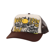 Kapital Coneycowbowy Trucker Cap Brown