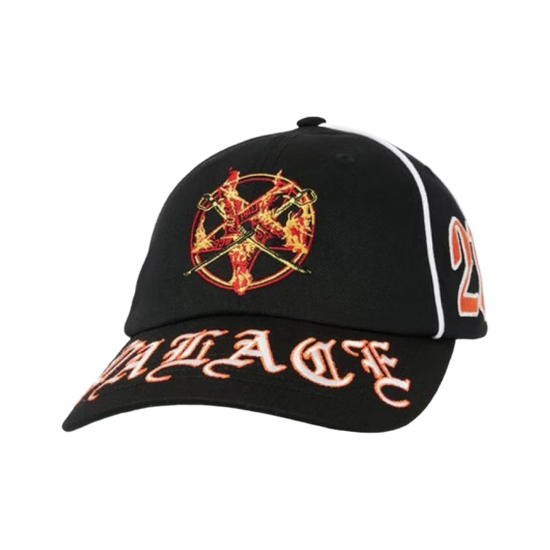 - Palace Calm It Mosher 6-panel Black - 21FW