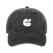 Carlyn New Logo Washed Cap Black_J74104010B