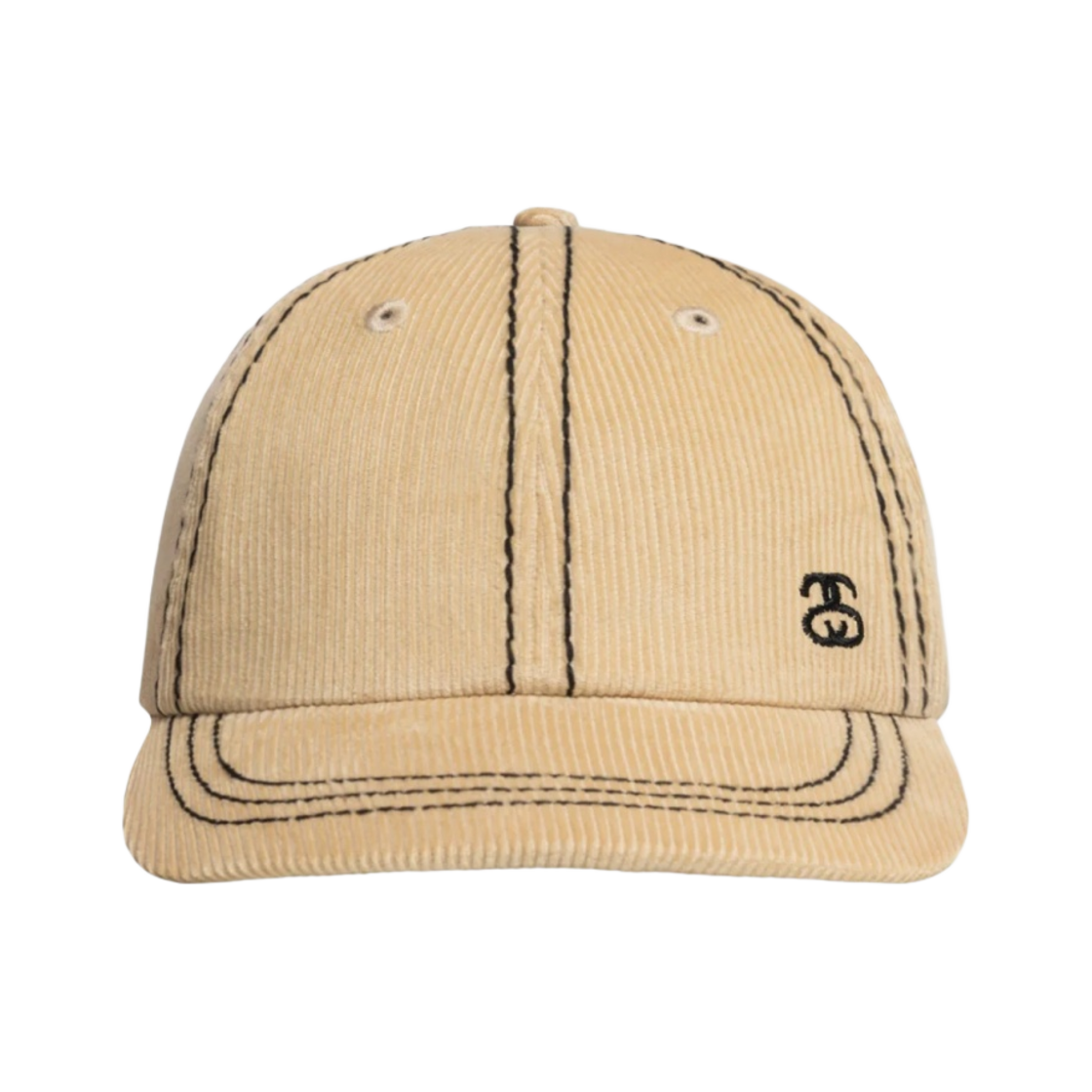 1311156 Stussy Low Profile SS-Link Stiched Strapback Cream
