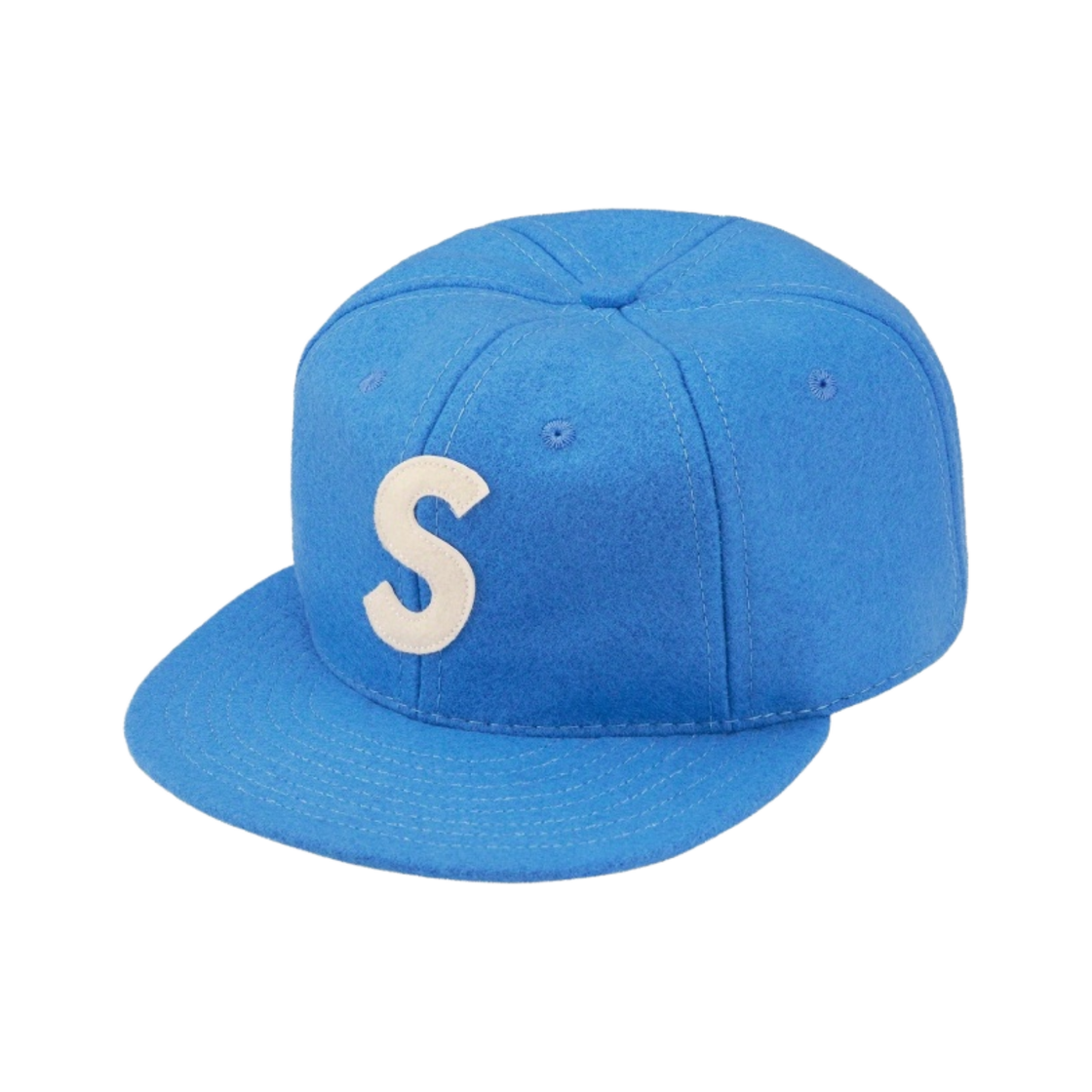 슈프림 이벳 S 로고 피티드 6-패널 라이트 블루 - 23SS(Supreme Ebbets S Logo Fitted 6-Panel Light Blue - 23SS) - 1