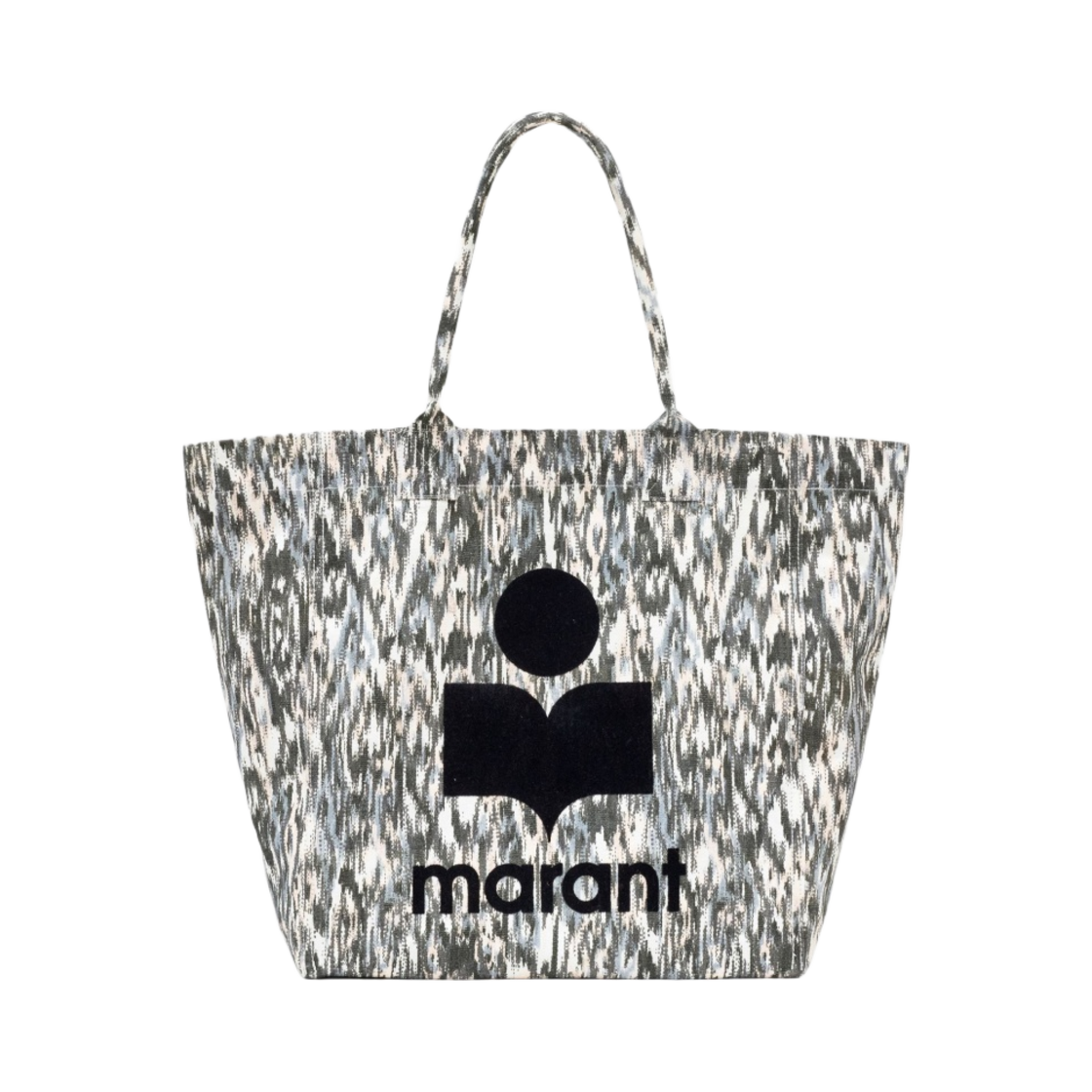 이자벨 마랑 옌키 로고 카모플라주 토트백 앤트러사이트 - 22FW(Isabel Marant Yenky Logo Camouflage Tote Bag Anthracite - 22FW) - 1