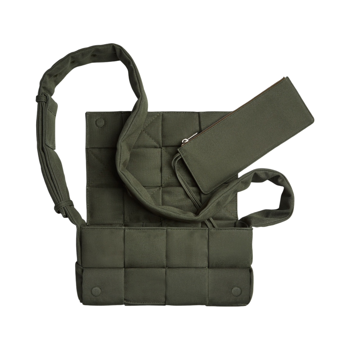 보테가 베네타 패딩 테크 카세트백 크로커다일(Bottega Veneta Padded Tech Cassette Crocodile) - 4