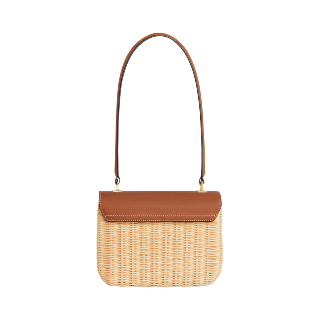 셀린느 틴 가렌스 백 위커 앤 내츄럴 카프스킨 내츄럴 탄(Celine Teen Garance Bag in Wicker and Natural Calfskin Natural Tan) - 3