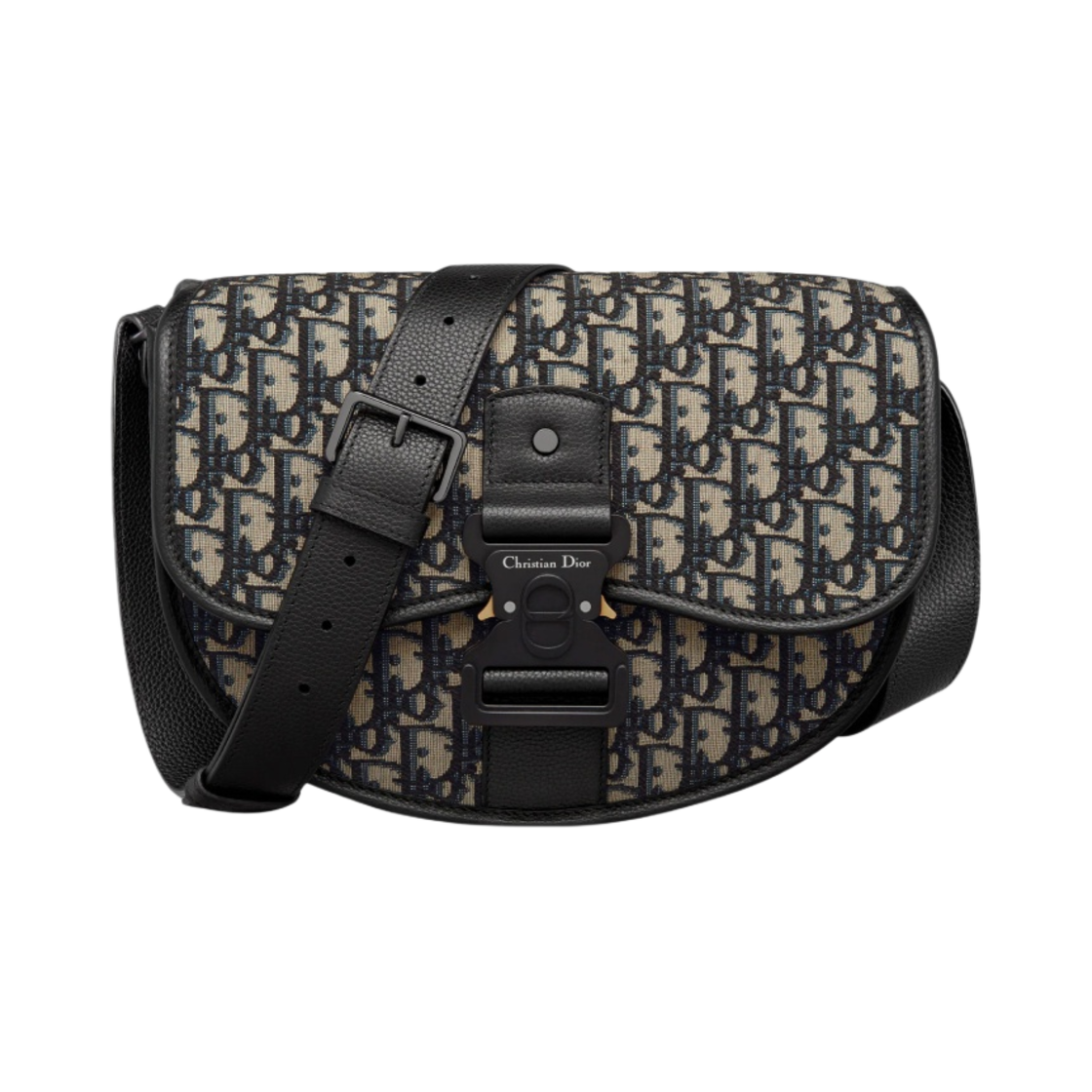 디올 갤럽 백 스트랩 베이지 블랙 디올 오블리크 자카드(Dior Gallop Bag Strap Beige Black Dior Oblique Jacquard) - 1