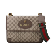 Gucci Neo Vintage GG Messenger Bag Beige Ebony