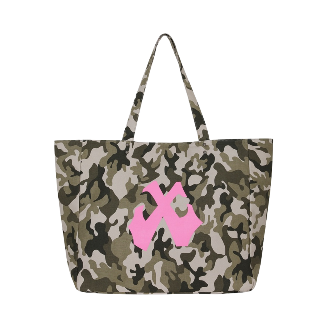 - Leey Logo Large Tote Bag Khaki