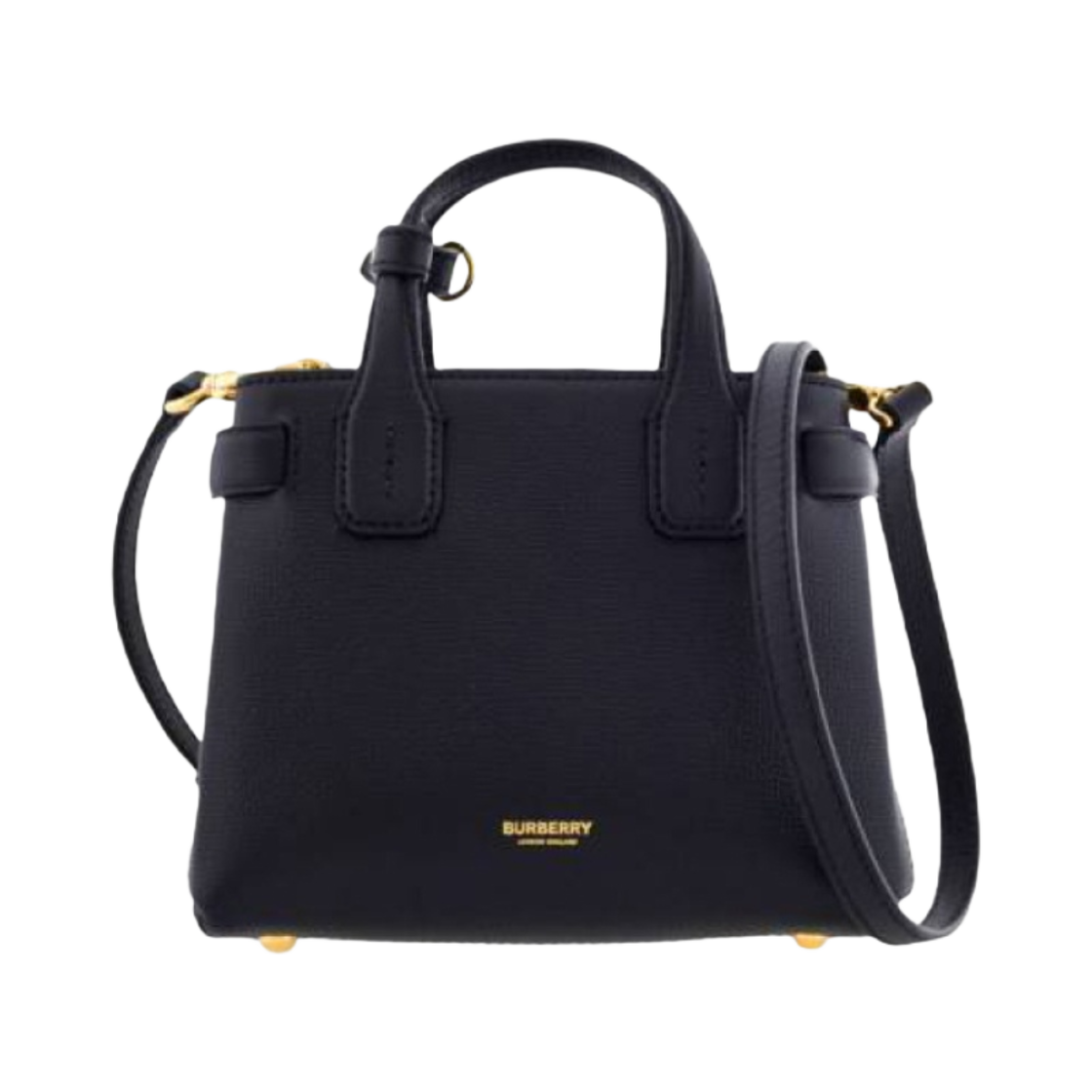 8067050 Burberry House Check Banner Baby Tote Bag Black