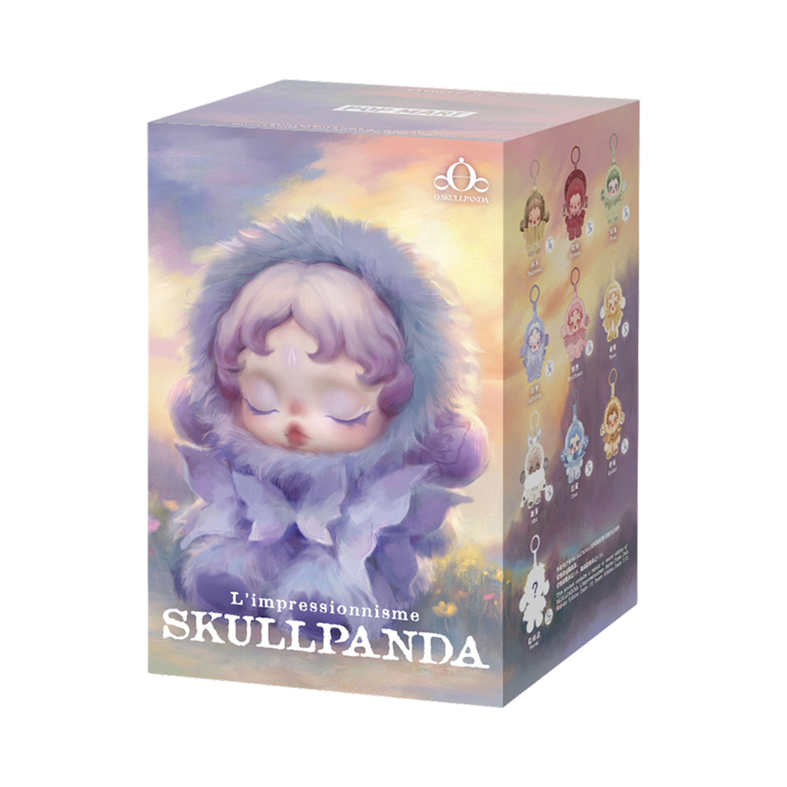팝마트 스컬판다 렝프레시오니즘 시리즈 플러시 돌 (1개입)(Pop Mart Skullpanda L’Impressionnisme Series Plush Doll (1 Blind Box))