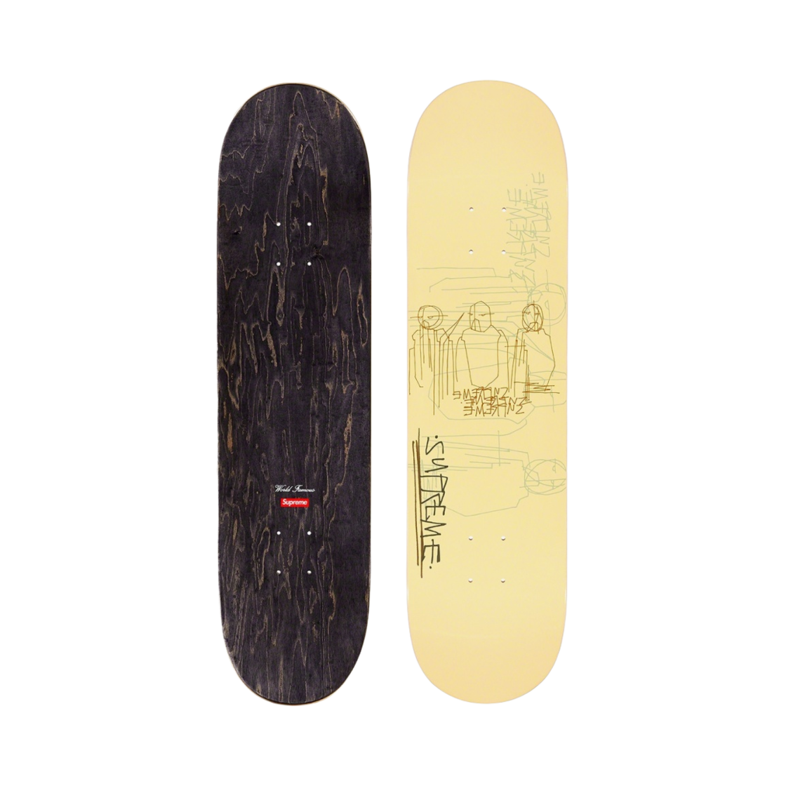 슈프림 쓰리 킹스 스케이트보드 크림 - 23SS(Supreme Three Kings Skateboard Cream - 23SS) - 1