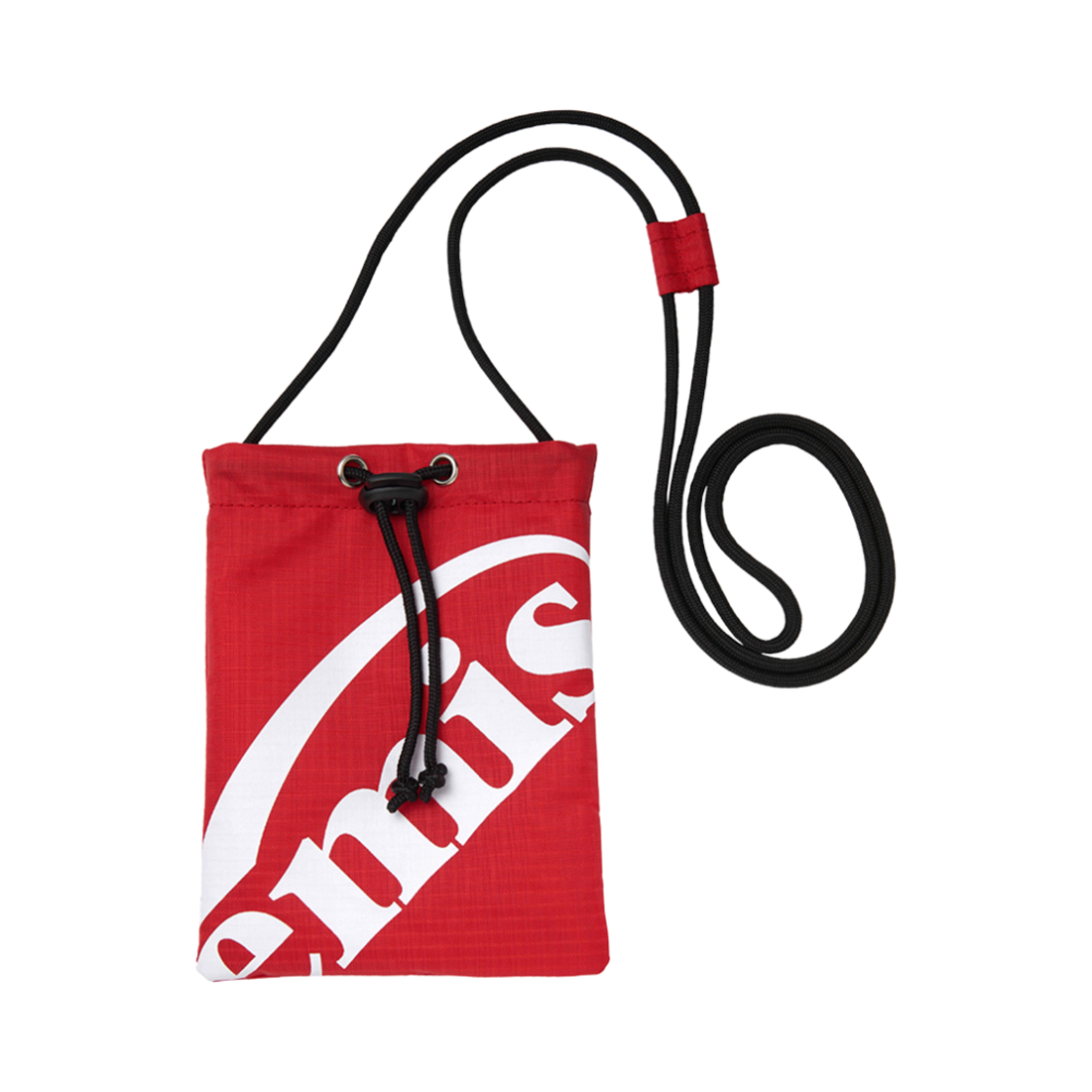 人気 ★EMIS★ NEW LOGO CROSSED MINI BAG 이미스 뉴 로고 크로스드 미니백 레드 | Emis | KREAM