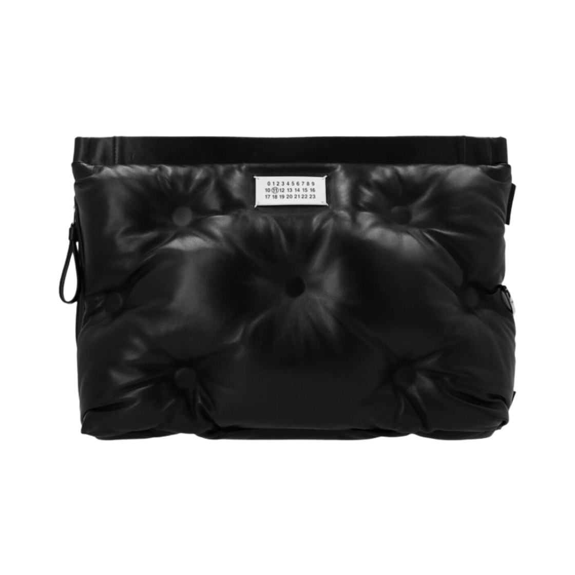 메종 마르지엘라 글램 슬램 레더 원 숄더백 블랙