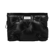 Maison Margiela Glam Slam Leather One Shoulder Bag Black