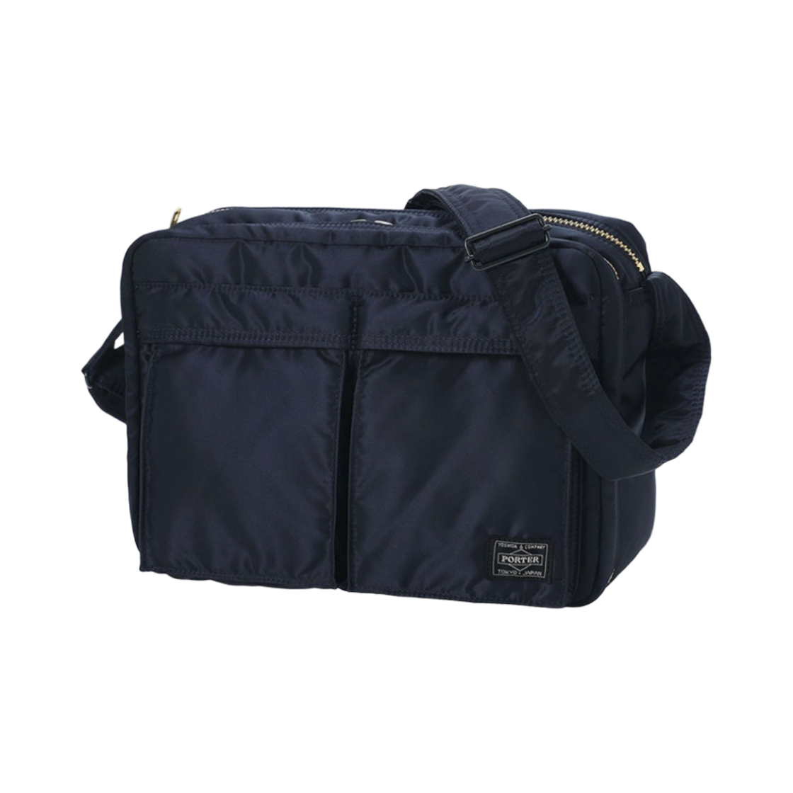 포터 탱커 숄더백 라지 아이언 블루
