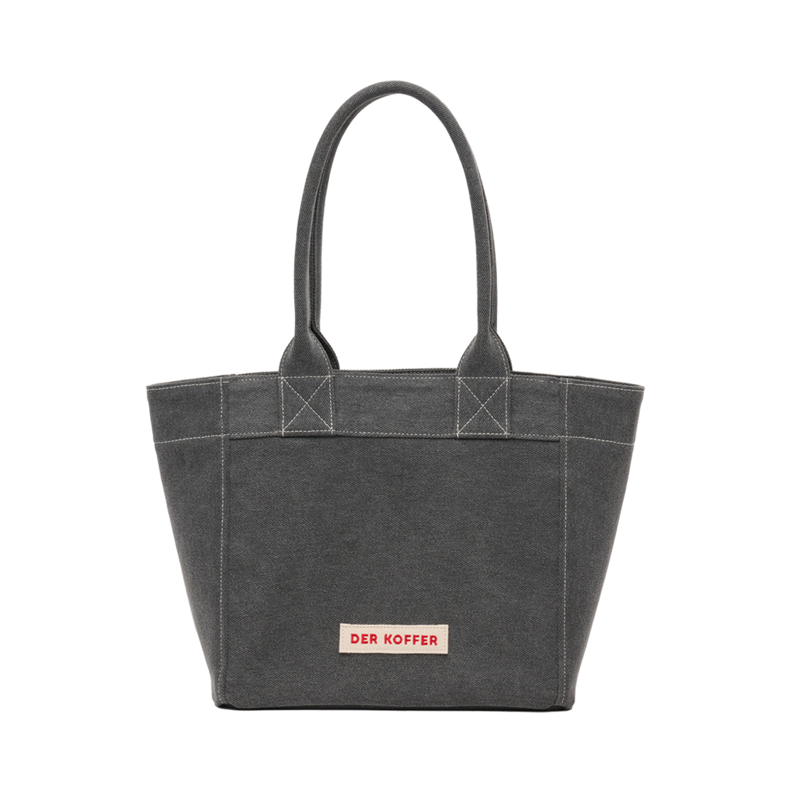 2512071006 Der Koffer Shopper Vintage Medium Charcoal
