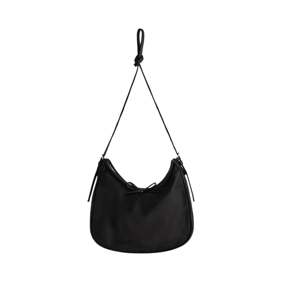 7920522AA5Q1000 Balenciaga Leopolda Small Hobo Bag Black