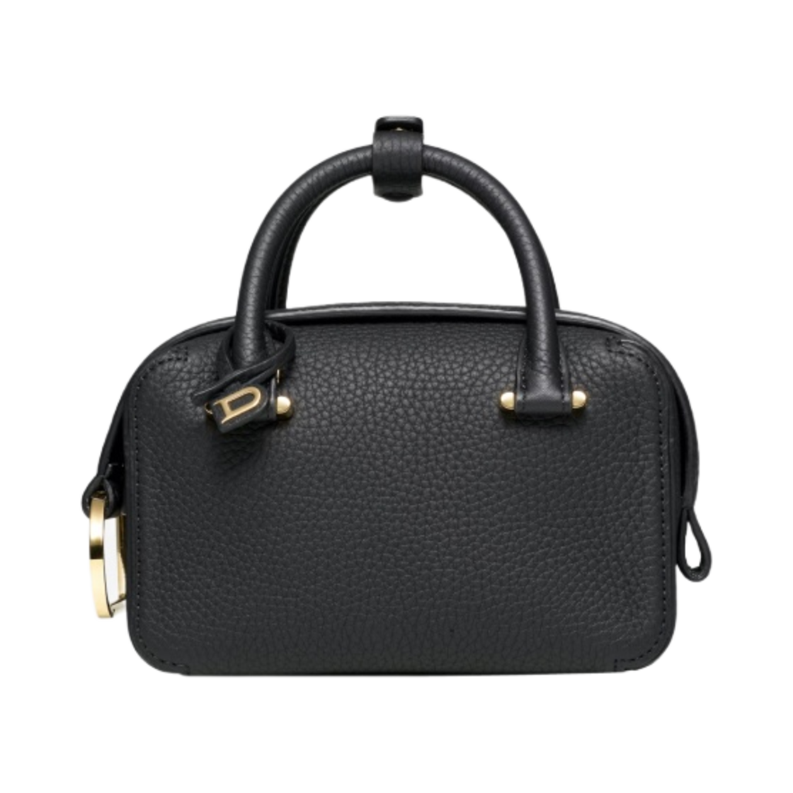 델보 쿨 박스 나노 토뤼옹 소프트 베지탈 블랙(Delvaux Cool Box Nano Taurillon Soft Vegetal Black)