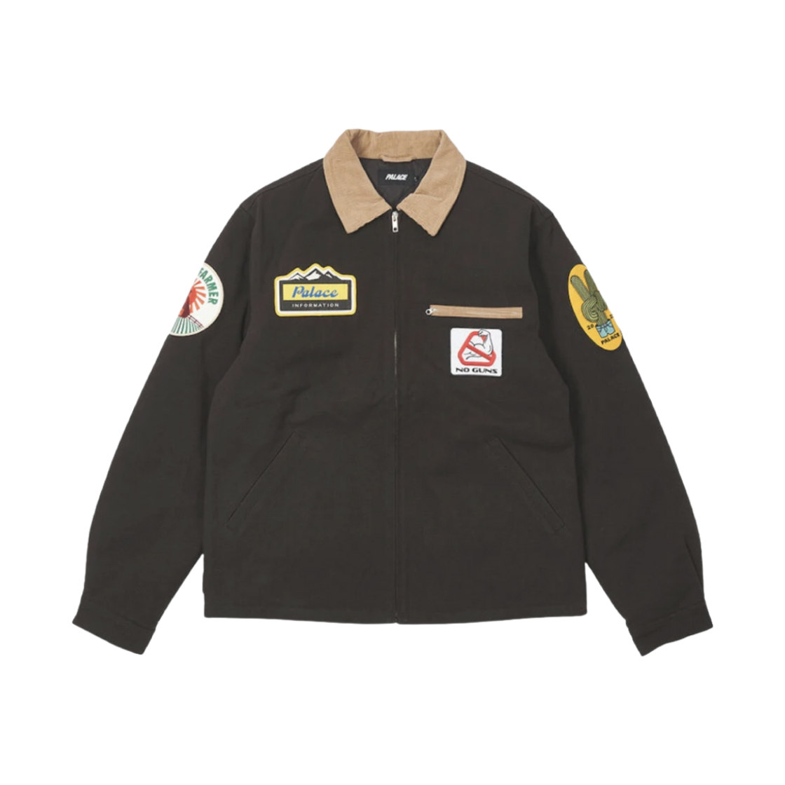 팔라스 배지 워크 자켓 블랙 - 22SS