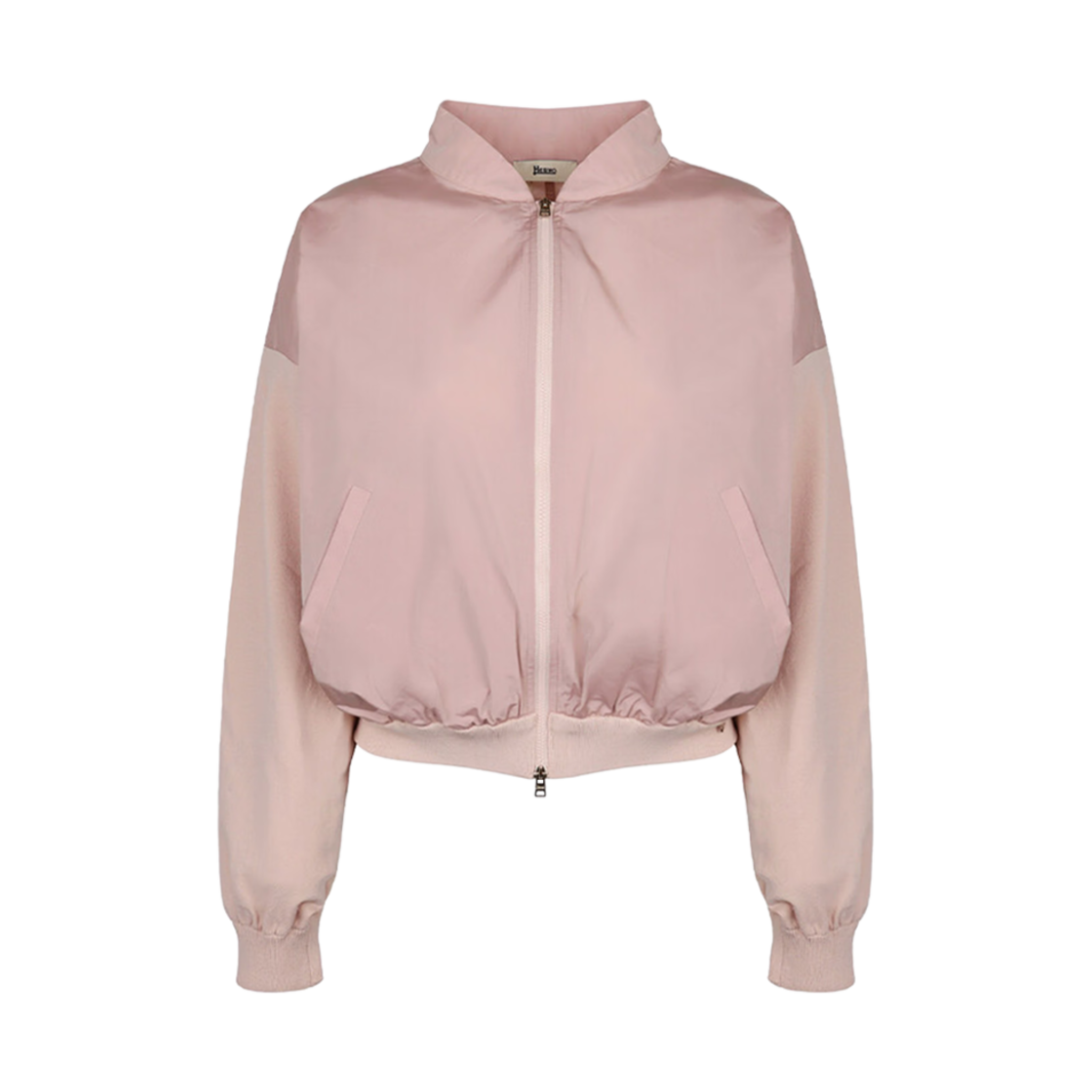 (W) 에르노 매트 비스코스 뉴 테크노 태피터 가디건 핑크