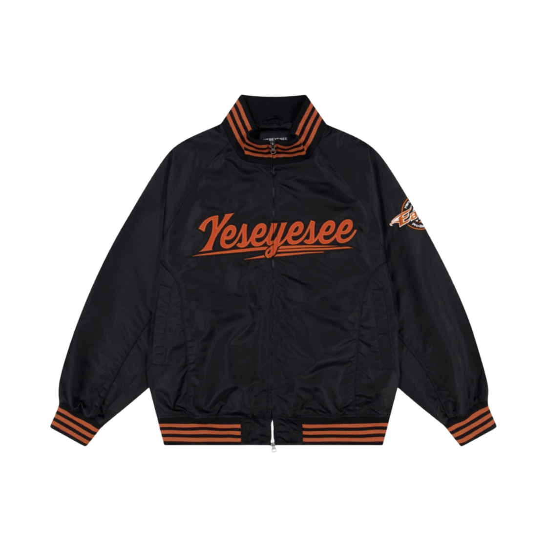 YS241WOWLSH1BLK Hanwha Eagles x Yeseyesee Stadium Jacket Black