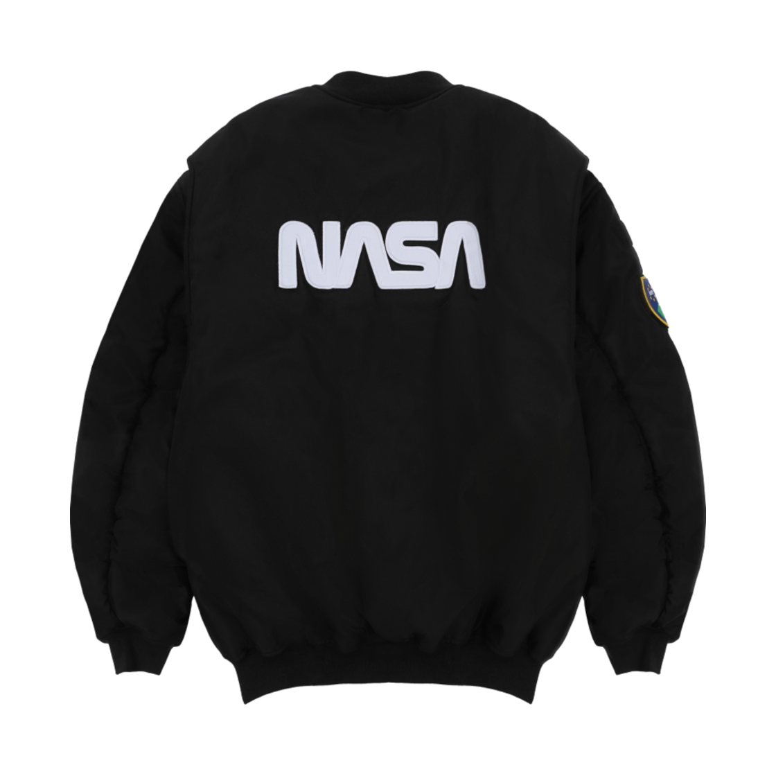 발렌시아가 나사 스페이스 봄버 자켓 블랙(Balenciaga NASA Space Bomber Jacket Black) - 2